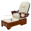 Foot/pedicure spa massage chair, fiber glass tub, pipeless jet, drain pump